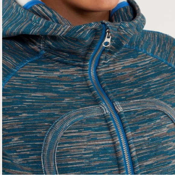 Lululemon Scuba Hoodie Stretch Wee Are From Space Blue Size 10 W4A62S - Picture 2 of 16